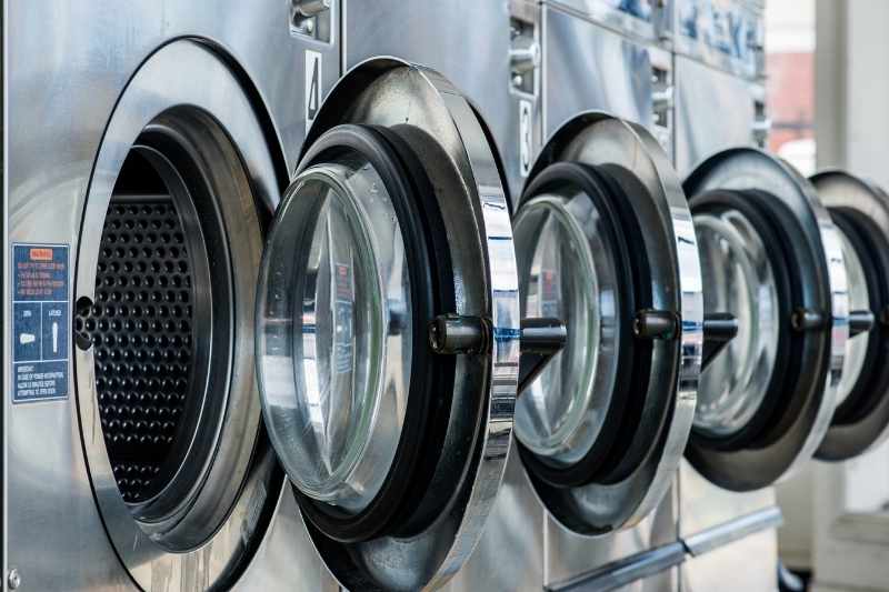 Apartment laundry rooms should have one washer and dryer per 10 units