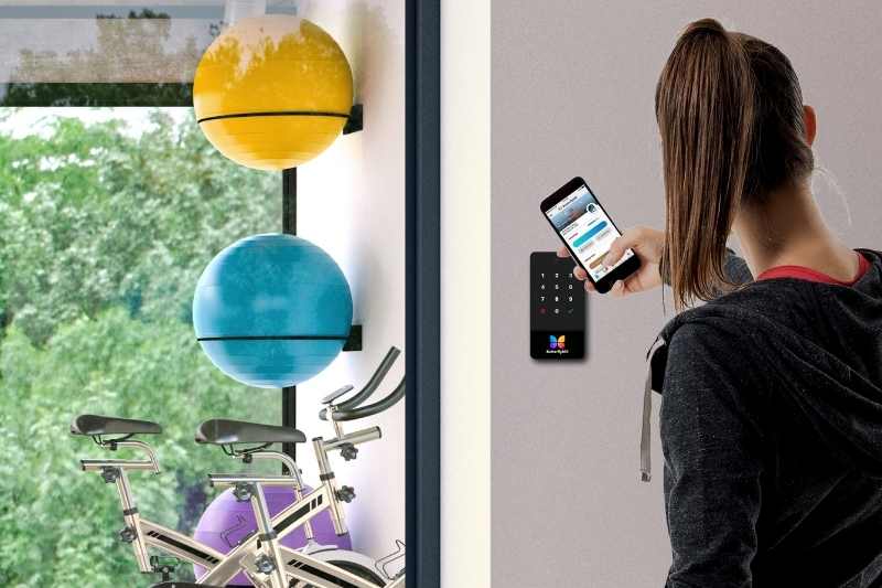 accessing amenities with keypad