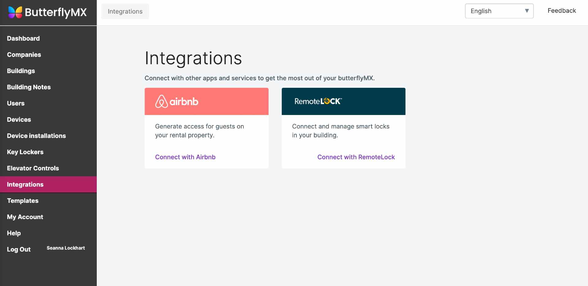 ButterflyMX integrations