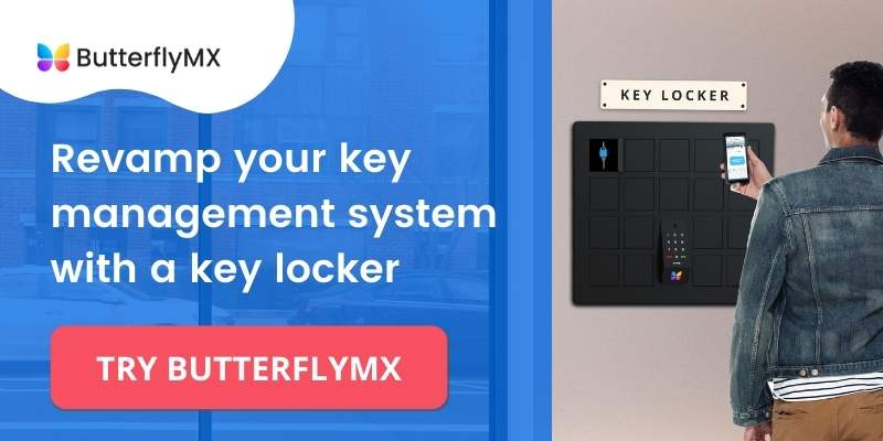 Check out the ButterflyMX key locker.
