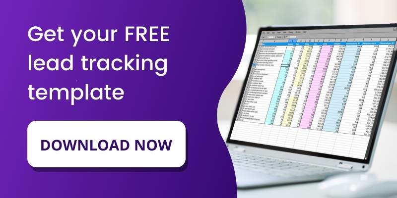 real estate lead tracking template