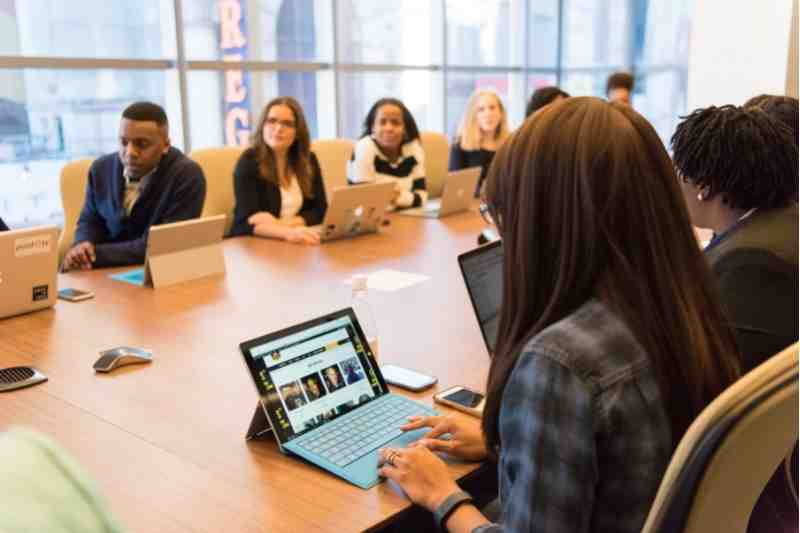 employees enjoying workplace security