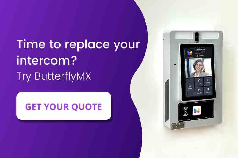Replace your intercom with ButterflyMX.