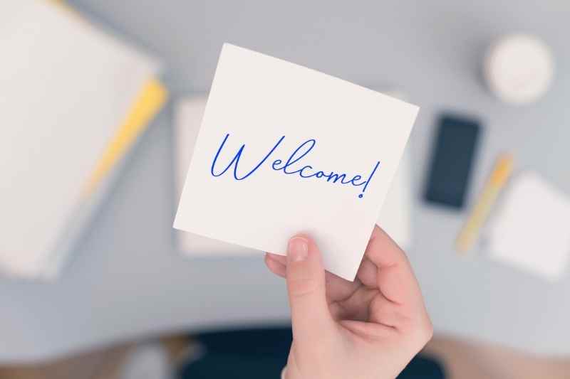 tenant welcome letter handwritten 