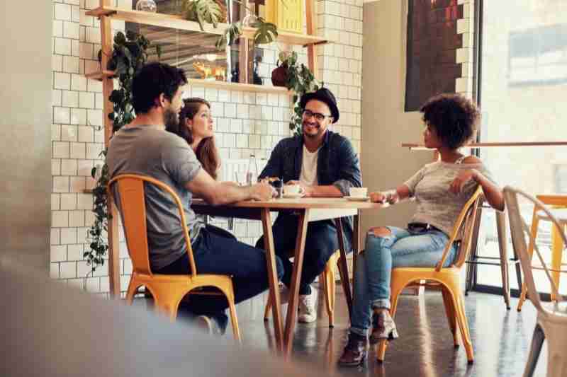 your coffee cart can be a great place for residents to socialize