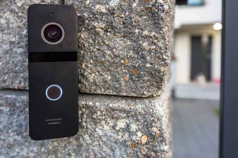 apartment doorbell with camera