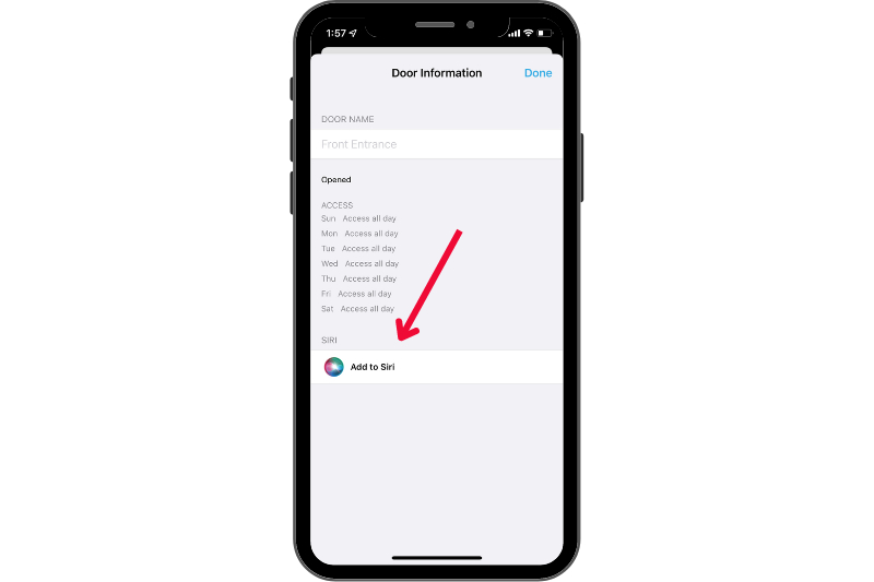 Click 'Add to Siri'