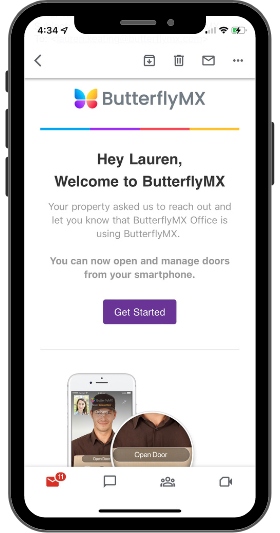 ButterflyMX new user registration