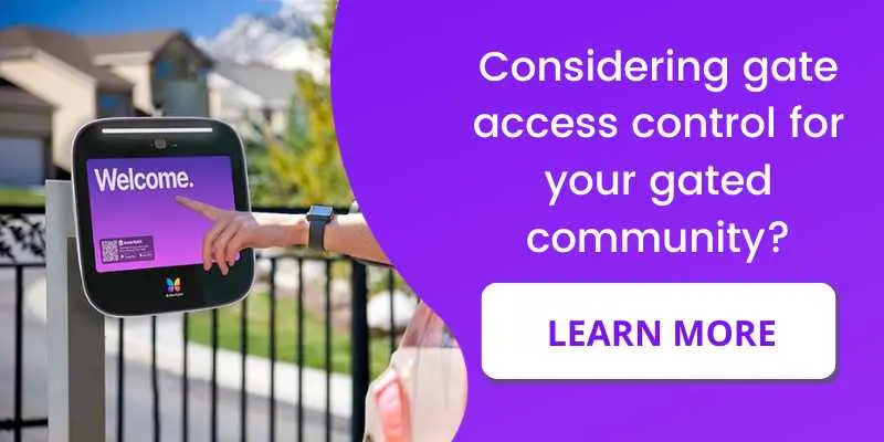 Reduce wait times at your community with gate access control