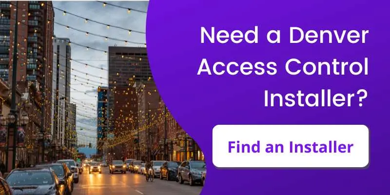 Denver access control installer call to action