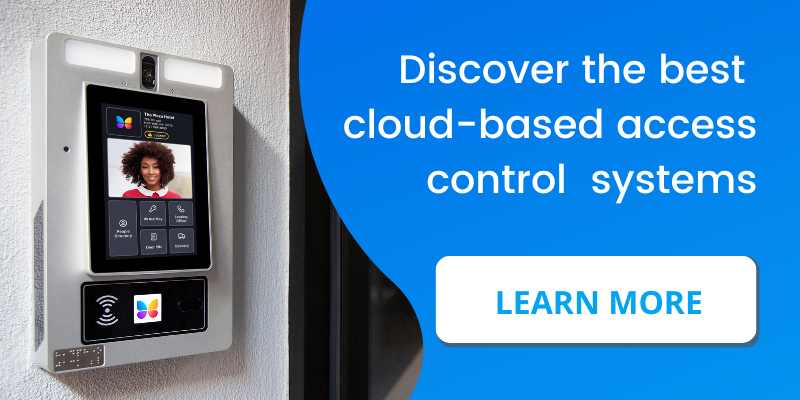 Discover the best cloud-based access control systems