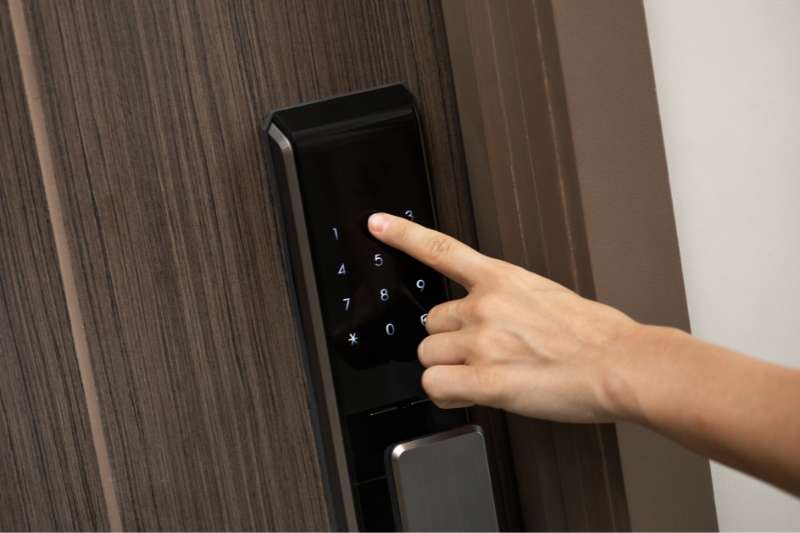 keypad lock for commercial door