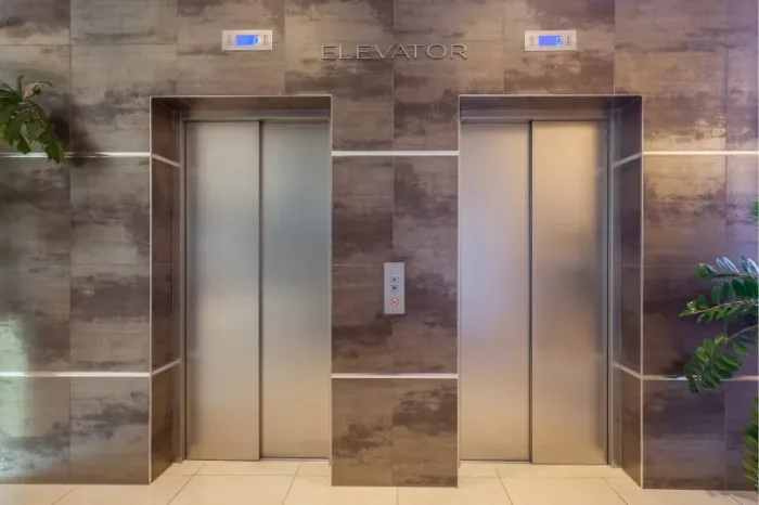 Install elevator controls using PoE
