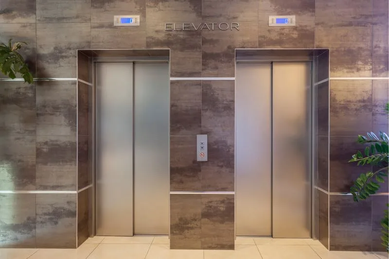 Install elevator controls using PoE