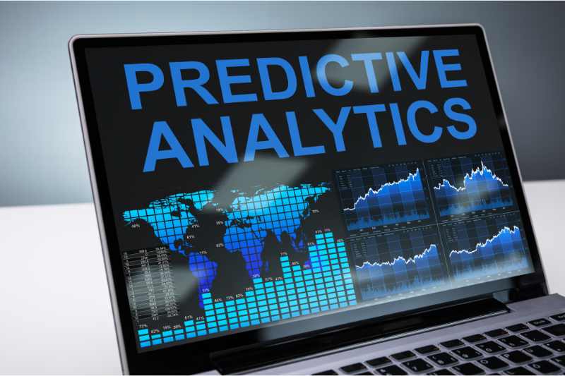 Predictive analytics in real estate compose of many charts and graphs.