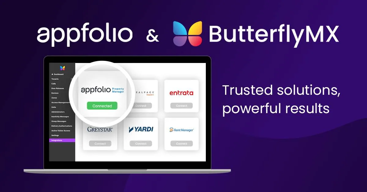 Appfolio Integration | ButterflyMX