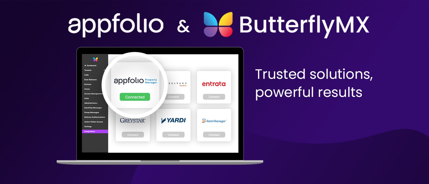 ButterflyMX and AppFolio integration