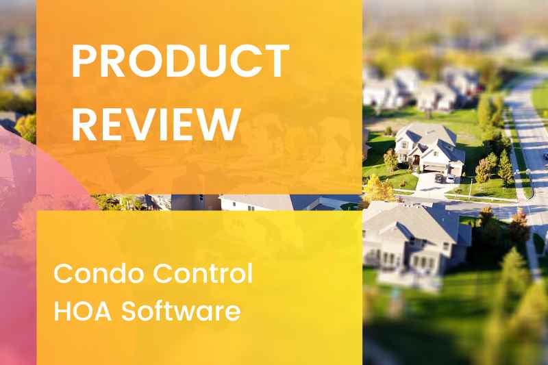 product review of the condo control HOA software