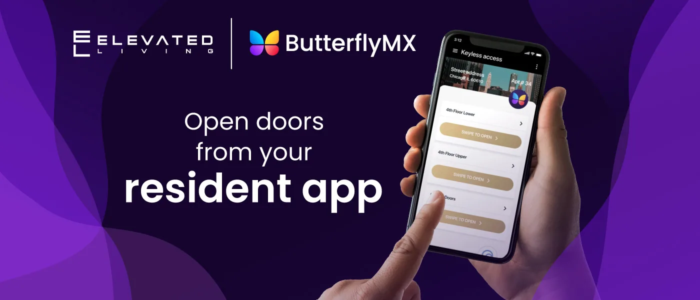 ButterflyMX and Elevated Living partnership