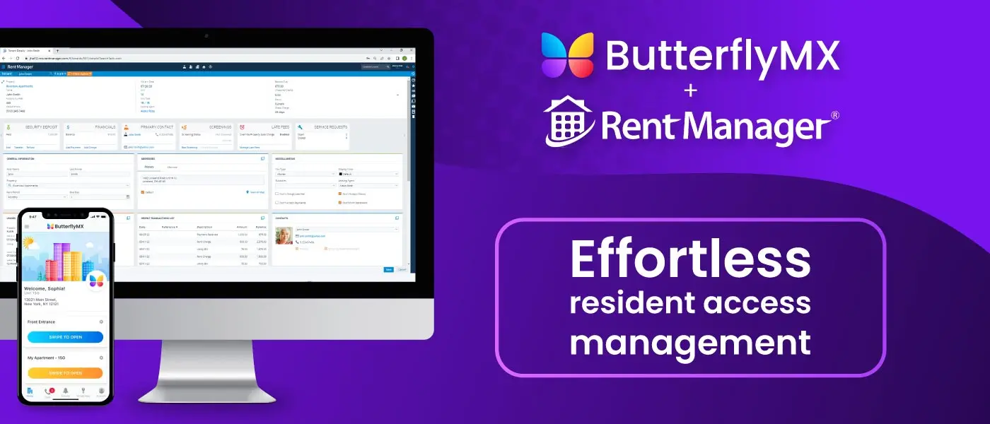 Rent Manager and ButterflyMX partnership