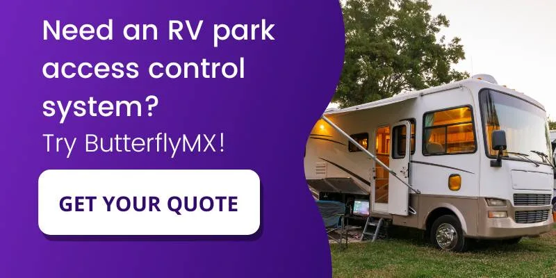 rv park access control quote cta