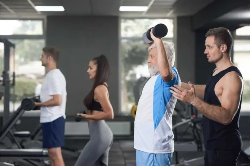 members take advantage of gym security system