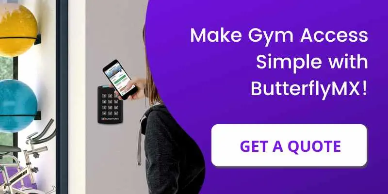 provide gym access control with ButterflyMX