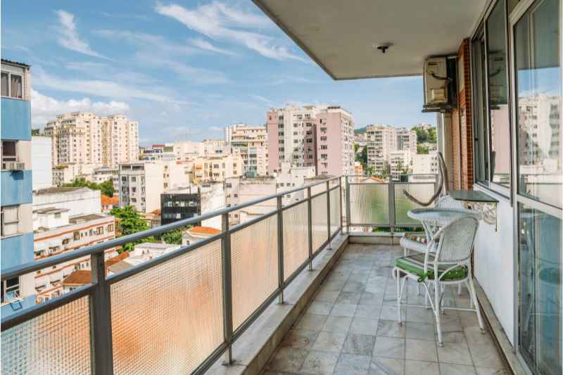 High-rise apartment management involves establishing safe balcony protocols. 