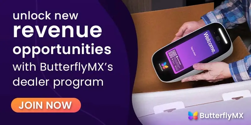 Join ButterflyMX’s industry-leading dealer program