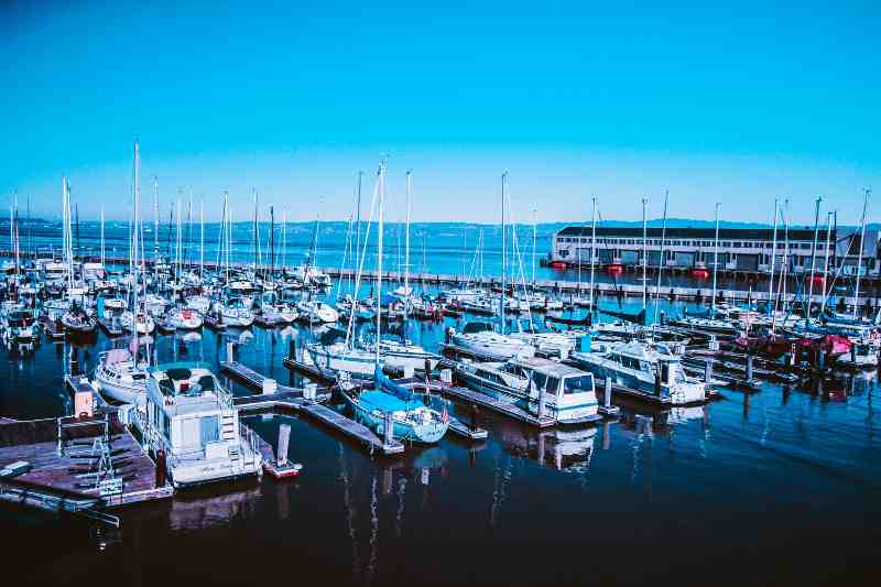 Valet boat parking marina amenities.