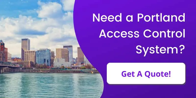 Portland access control call to action