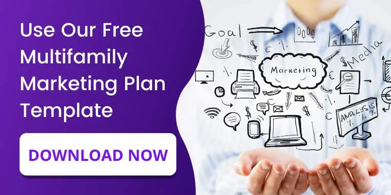 free multifamily property marketing template cta