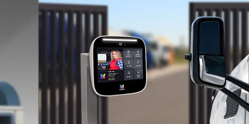 truck stop gate mobile access control intercom butterflymx