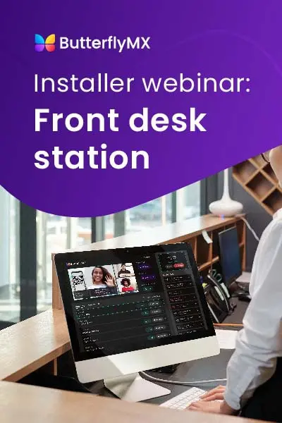 Front desk station installer webinar