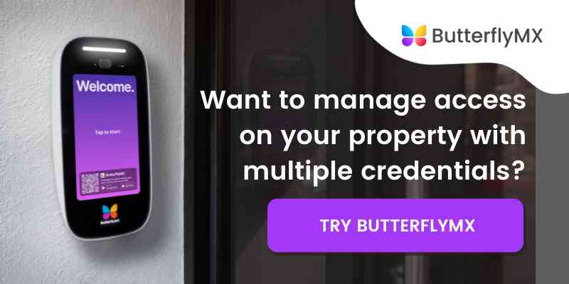 butterflymx multiple credentials cta 