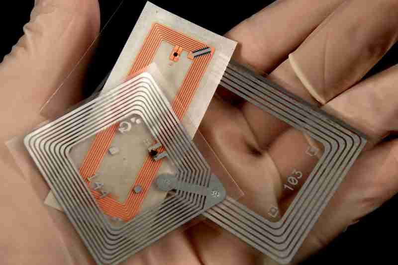 chips readable by long range rfid skimmer