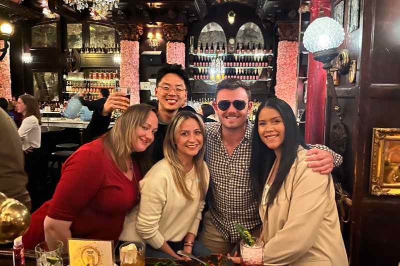 Members of the ButterflyMX sales team at an onsite.