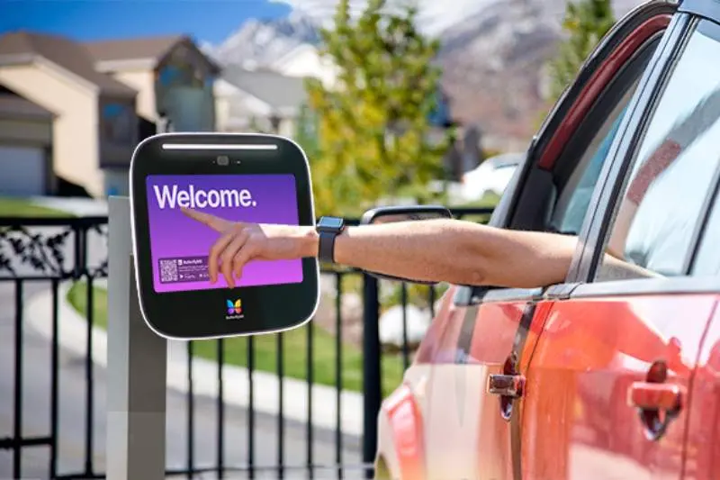 Vehicle entrance intercom