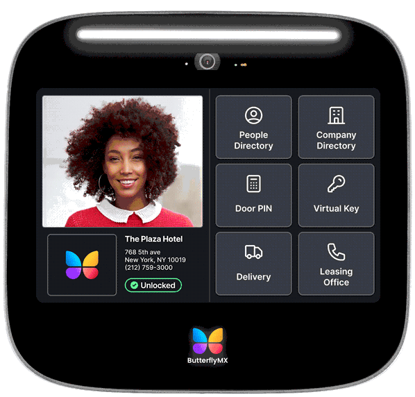 video-intercom-12-inch ButterflyMX 12 inch video intercom