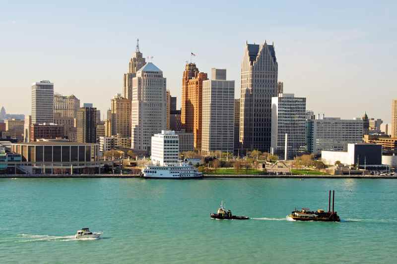 Commercial access control systems in Detroit benefit a number of commercial buildings like this.