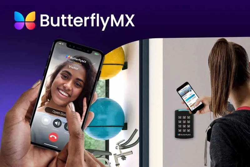 Provide access to amenity spaces with ButterflyMX