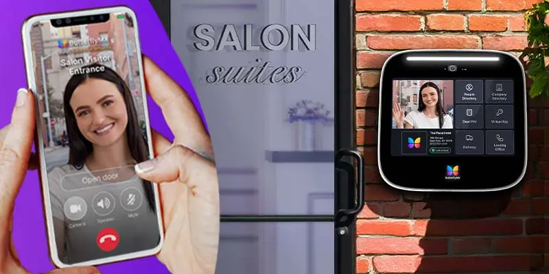 butterflymx salon suite video intercom access