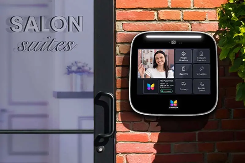 butterflymx video visitor access salon suites