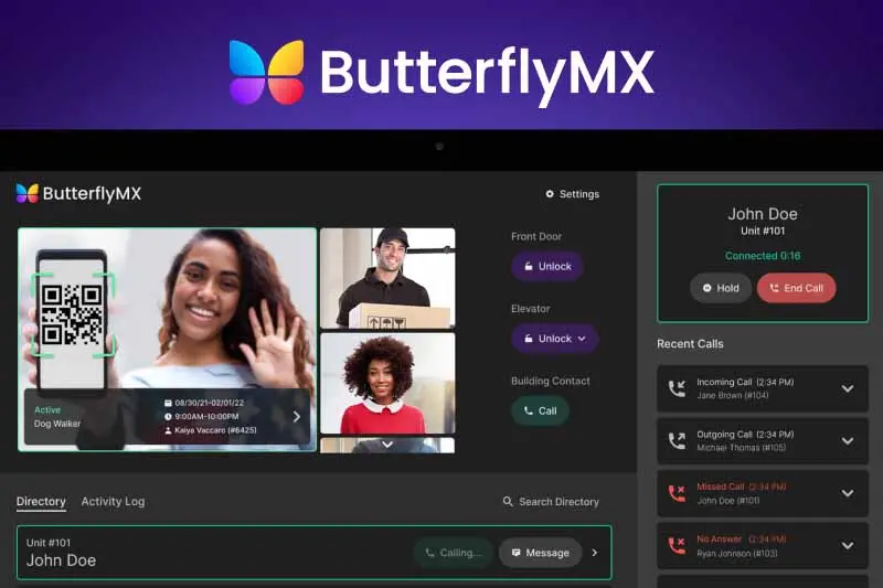 ButterflyMX offers elevated multifamily property management software
