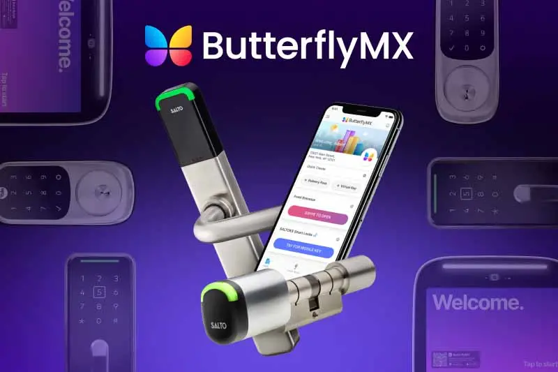 ButterflyMX integrates with over 80 smart lock makes and models