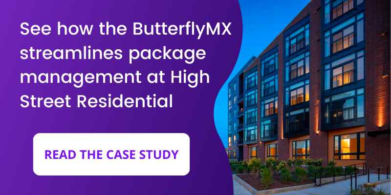 ButterflyMX case study of residential package management