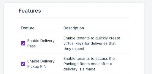 Enable delivery pickup PIN