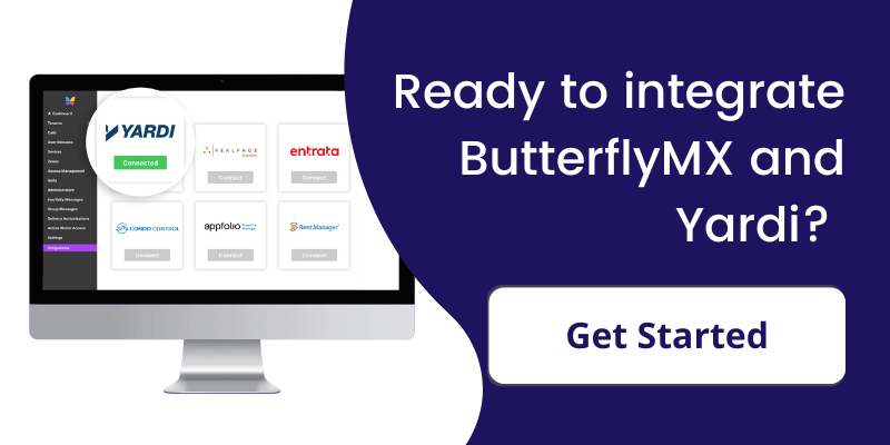 Integrate ButterflyMX and Yardi
