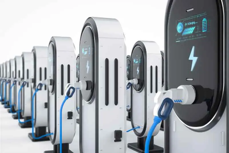 This is one of many types of workplace EV charging stations.