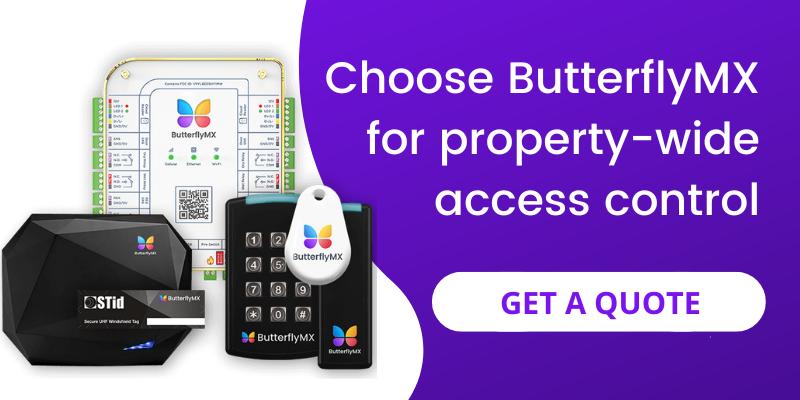 ButterflymX offers property-wide access control cta
